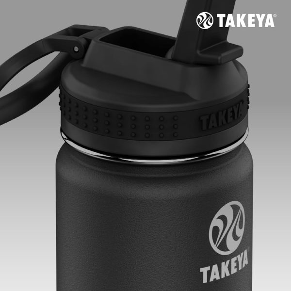 Takeya Vacuum Insulated Stainless Steel Water Bottle with Spout Lid - Image 3