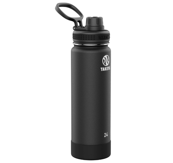 Takeya Vacuum Insulated Stainless Steel Water Bottle with Spout Lid